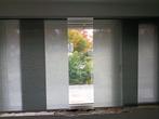 Paneelgordijn grijs gemeleerd, 100 tot 150 cm, Ophalen of Verzenden, Zo goed als nieuw, 200 cm of meer