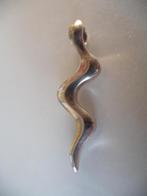Een mooie Zilveren Slang Hanger, Verzenden, Zilver, Hanger