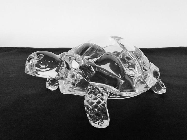 Schildpad Kristal Cristal d'Arques, Antiek en Kunst, Antiek | Glas en Kristal, Ophalen of Verzenden