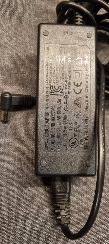 Holtek-Man AC/DC Adapter - Model: S093D0120700P2, Audio, Tv en Foto, Opladers, Gebruikt, Ophalen of Verzenden