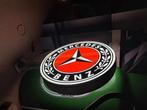 Grote Mercedes Logo 80cm dubbelzijdige reclame lamp 120cm, Ophalen, Eu, Gebruikt, Eu