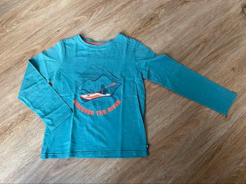 Longsleeve Okaïdi mt 116, merk kinderkleding, lang shirt, Kinderen en Baby's, Kinderkleding | Maat 116, Zo goed als nieuw, Jongen