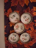 Antieke Onderzetters - Zilver & Porselein - Bloemmotief, Ophalen of Verzenden