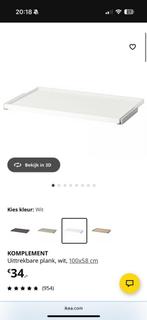 Uittrekbareplank Ikea 100x58, Huis en Inrichting, Ophalen, 50 tot 100 cm, Zo goed als nieuw, Minder dan 100 cm