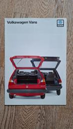 Volkswagen Polo Van & Golf Van, brochure 1988, Ophalen of Verzenden, Gelezen, Volkswagen
