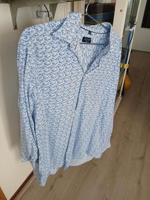 1 heren overhemd, Kleding | Heren, Overhemden, Zo goed als nieuw, Overige halswijdtes, Blauw, Ophalen of Verzenden