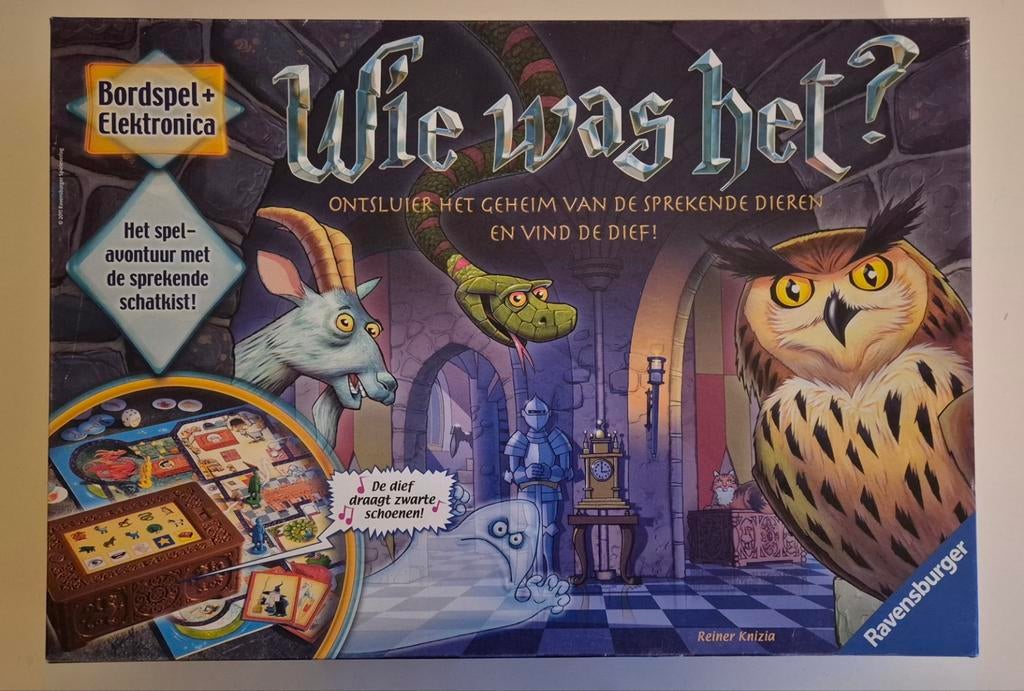 Wie was het? - het spelavontuur met de sprekende schatkist, Ophalen of Verzenden, Zo goed als nieuw, Ravensburger