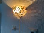 2 Sfeervolle Wandlampjes, Huis en Inrichting, Lampen | Wandlampen, Ophalen of Verzenden, Gebruikt, Glas
