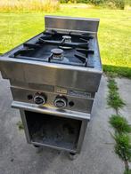 2 pits RVS gasfornuis van Modular, Ophalen, Gebruikt, Minder dan 85 cm, 60 cm of meer