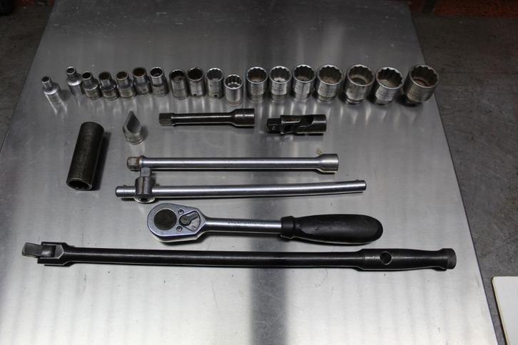 Stahlwille , doppenset , 1/2  inch, Auto diversen, Autogereedschap, Gebruikt, Ophalen of Verzenden