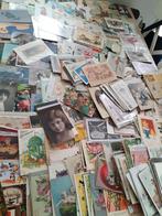 Doos met partij oude ansichtkaarten, fantasie ruim 600, Ophalen of Verzenden