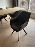 6 eetkamerstoelen, Huis en Inrichting, Stoelen, Ophalen of Verzenden, Zo goed als nieuw, Grijs, Vijf, Zes of meer stoelen