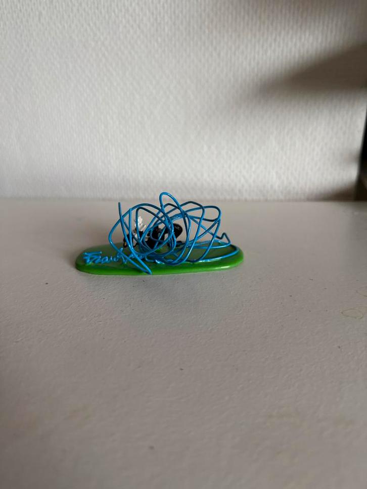 Franquin Handtekening met Doos en Certificaat, Verzamelen, Stripfiguren, Zo goed als nieuw, Beeldje of Figuurtje, Guust of Robbedoes