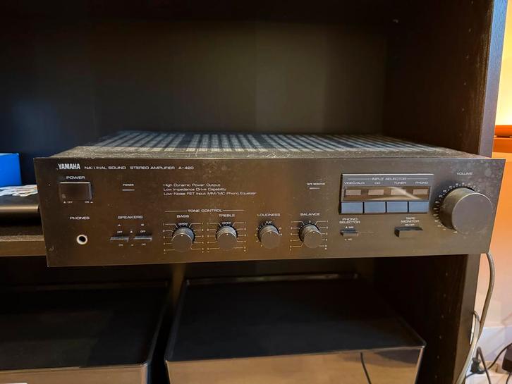 Yamaha A-420 Versterker, Audio, Tv en Foto, Versterkers en Receivers, Gebruikt, Stereo, Minder dan 60 watt, Yamaha, Ophalen