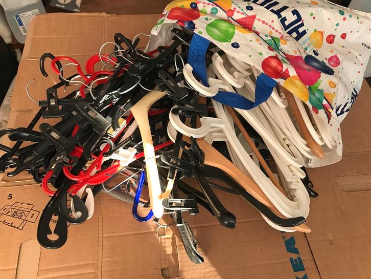 Kleerhangers (Hele zak)       µm, Kleding | Dames, Kledinghangers, Nieuw, Hout, Ophalen of Verzenden