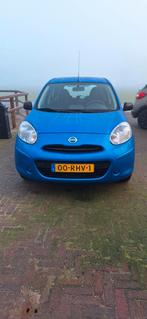 Nissan Micra 1.2 59KW 5DR 2011 Blauw, Auto's, Voorwielaandrijving, Stof, Blauw, 1198 cc
