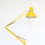 Vintage gele Zweeds bureaulamp architectenlamp schaarlamp Le, Huis en Inrichting, Lampen | Tafellampen, Minder dan 50 cm, Metaal