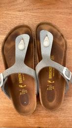 Birkenstock 34 zilver glitter, Kinderen en Baby's, Ophalen of Verzenden, Gebruikt