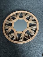 Zgan spiegel, Huis en Inrichting, Woonaccessoires | Spiegels, Ophalen, Minder dan 50 cm, Rond, Zo goed als nieuw