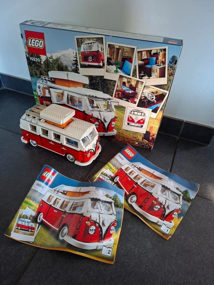 LEGO 10220 Volkswagen T1 Camper Van - Compleet, Kinderen en Baby's, Speelgoed | Duplo en Lego, Zo goed als nieuw, Lego, Complete set