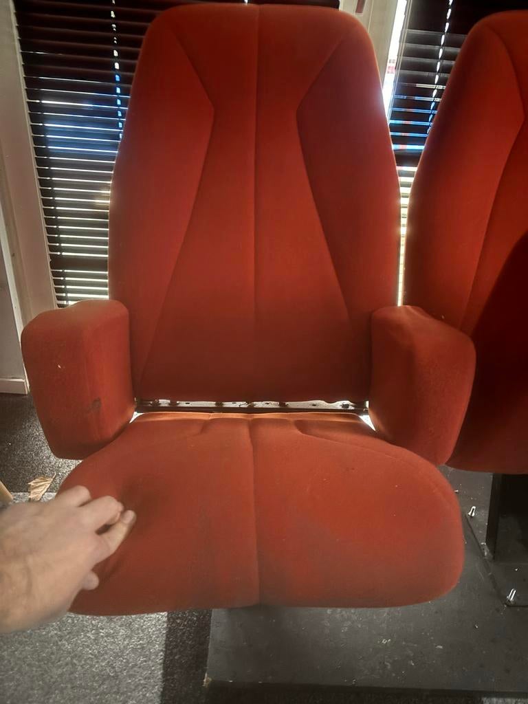 Vintage Bioscoop Stoelen - Comfort en Stijl, Ophalen of Verzenden, Gebruikt, Overige automerken