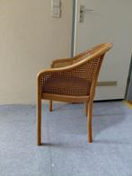 houten rotan stoel, Huis en Inrichting, Stoelen, Ophalen, Riet of Rotan, Gebruikt, Bruin