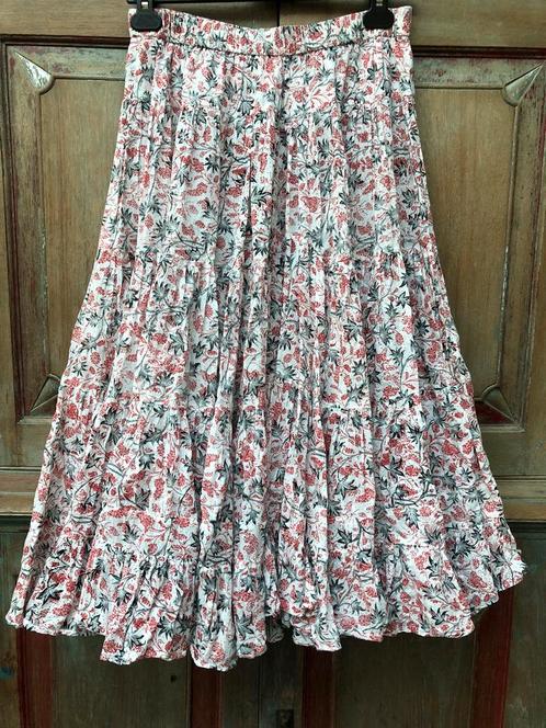 Isabel Marant Étoile damesrok maat 38, bloemprint z.g.a.n., Kleding | Dames, Rokken, Zo goed als nieuw, Maat 38/40 (M), Onder de knie