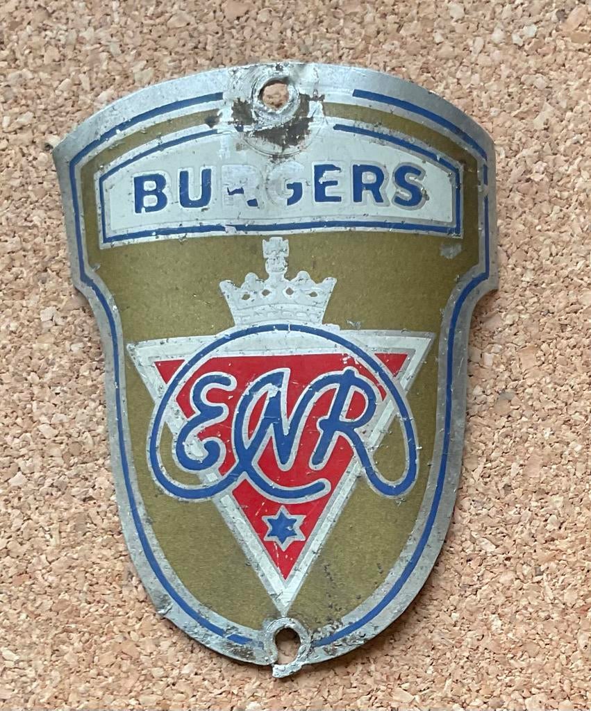 Fiets Balhoofdplaatje - BURGERS - E N R - Deventer., Verzamelen, Ophalen of Verzenden, Gebruikt, Overige typen