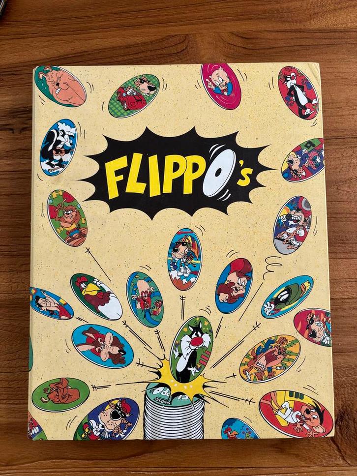 Flippo Album met Looney Tunes, Cheetos & Strip Flippo's, Verzamelen, Flippo's, Map, Album of Poster, Chester Cheetos, Met verzamelmap(pen)