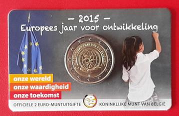 coincard Belgie 2 euro 2015 Europees jaar (Vlaamse versie) beschikbaar voor biedingen