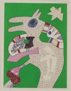 Otmar Alt (1940) Zeefdruk " Abstracte Figuratie " Ged Gen, Antiek en Kunst, Ophalen of Verzenden