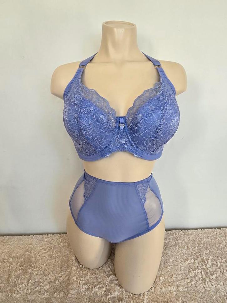 Nieuw elomi bh 90h 95h 80i 85i 75j 
slip xl, Kleding | Dames, Ondergoed en Lingerie, BH, Blauw, Ophalen of Verzenden