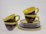 koffieservies zonnebloem 12 delig, Huis en Inrichting, Keuken | Servies, Ophalen of Verzenden, Nieuw, Overige stijlen, Bord(en)