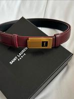 Saint Laurent Riem Bordeaux, Minder dan 3 cm, 80 tot 90 cm, Echt leder, Tailleriem