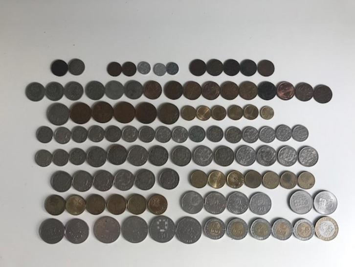 136 munten Portugal 1883-2000, incl. 2 van Angola, Postzegels en Munten, Munten | Europa | Niet-Euromunten, Losse munt, Overige landen