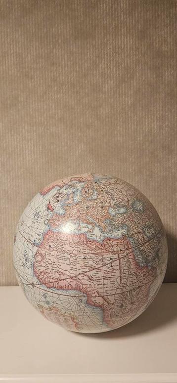 Vintage Wereldbol - 33cm - Zonder Standaard beschikbaar voor biedingen