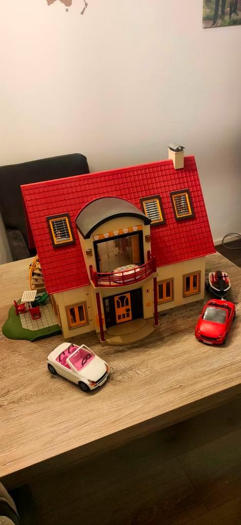 Modern Moderne Villa Playmobil huis inclusief accessoires, Kinderen en Baby's, Speelgoed | Playmobil, Zo goed als nieuw, Ophalen