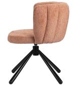 Shell Rotating Chair Musk – Draaibare Eetkamerstoelen, Overige kleuren, Japandi, Hotel Chique, Modern, Ophalen of Verzenden, Metaal