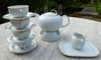 Douwe Egberts Stoer Wit Thee Servies  Gouden Bies, Overige typen, Nieuw, Ophalen of Verzenden, Overige stijlen