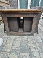 Stalen O- tafelpoten, Tuin en Terras, Ophalen, Gebruikt, Rechthoekig, Metaal