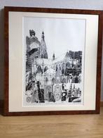 Zeefdruk Ja Michielsen, Antiek en Kunst, Kunst | Tekeningen en Foto's, Ophalen of Verzenden