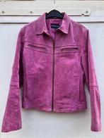 Roze suede jack maat 38, Kleding | Dames, Jassen | Zomer, Maat 38/40 (M), Ophalen of Verzenden, Roze, Gedragen
