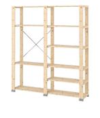 Ikea Hejne stellingkast 6 staanders en 8 planken, Ophalen, Zo goed als nieuw