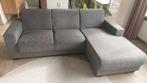 Grijze hoekbank Leen Bakker - hoek rechts, Huis en Inrichting, Ophalen, Gebruikt, Hoekbank, Driepersoons