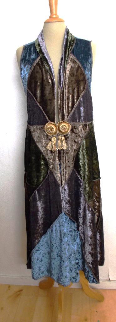 Apart feestelijk lang vest jurk van Dor Dor couture! L, Kleding | Dames, Truien en Vesten, Zo goed als nieuw, Maat 42/44 (L), Bruin