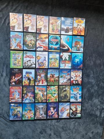 126 DVD's Disney, Bassie &Adriaan, Sinterklaas en Jeugdfilms beschikbaar voor biedingen
