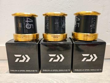 3 Daiwa Emblem 45 Spool QD TG Nieuw
 beschikbaar voor biedingen