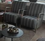 Twee fauteuils, Huis en Inrichting, Fauteuils, Ophalen, Minder dan 75 cm, Zo goed als nieuw, Metaal