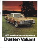 Plymouth 1975 small cars Duster Valiant brochure (PL01), Ophalen of Verzenden, Zo goed als nieuw, Overige merken