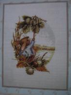 Borduurpatroon  Haas  kastanjeboom  nr 7342, Verzenden, Nieuw, Handborduren, Patroon